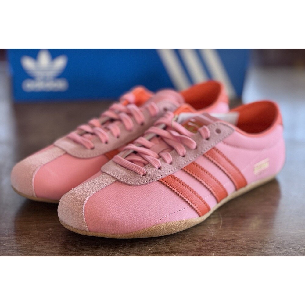 Women’s Size 7 adidas Tokyo W Sepia Pink Orange Gold JI3297 NIB